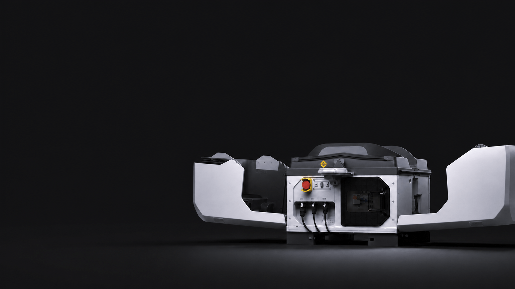 An open Supadrone drone pod ready for a mission